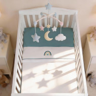 Lenzuola lettino, culla e carrozzina neonato Dreamy Coccolissimi – Set