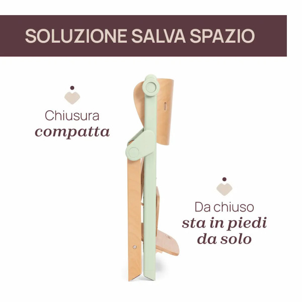 Meraviglia 4in1 Seggiolone Evolutivo in Legno FSC Chicco