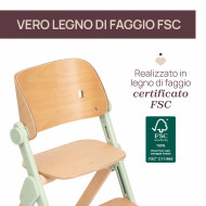 Meraviglia 4in1 Seggiolone Evolutivo in Legno FSC Chicco