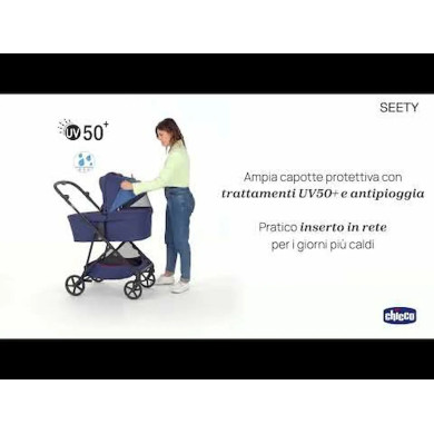 Trio Chicco Seety Leggero con Navicella e Seggiolino Kory i-Size