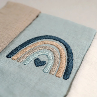 Mussole neonato Dreamy Coccolissimi – Tris in cotone personalizzabile