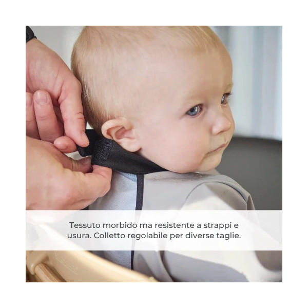 Bavaglino con maniche per pasti e attività Nuvita