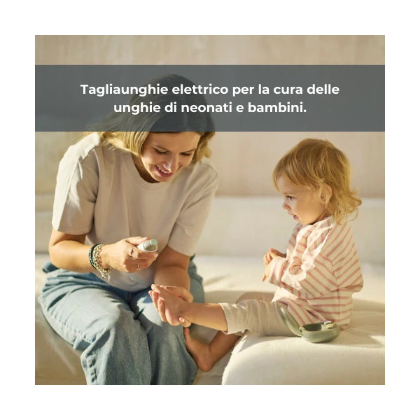 Tagliaunghie Elettrico Neonato Sicuro | Nuvita Trimmy 1130
