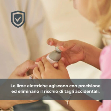 Tagliaunghie Elettrico Neonato Sicuro | Nuvita Trimmy 1130