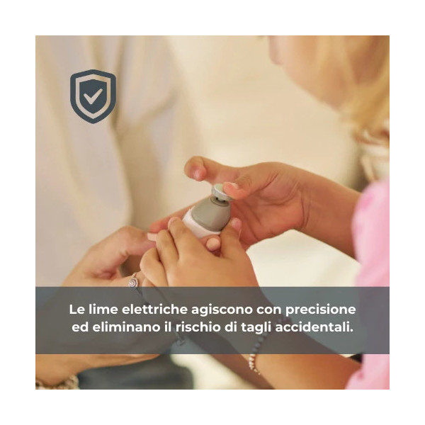 Tagliaunghie Elettrico Neonato Sicuro | Nuvita Trimmy 1130