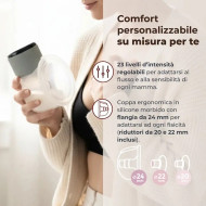 Tiralatte elettrico indossabile singolo Materno Comfort Nuvita
