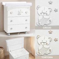 Kit nascita completo cameretta Coocolissimi e trio Seety Chicco