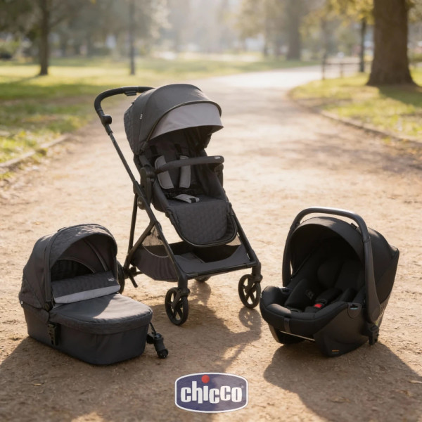 Kit nascita completo cameretta Coocolissimi e trio Seety Chicco