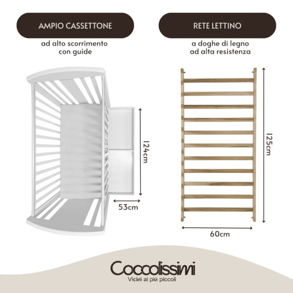 Kit nascita completo cameretta Coocolissimi e trio Seety Chicco