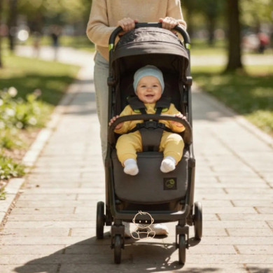 Passeggino leggero Oliver Cam – Compatto, Sicuro e Confortevole