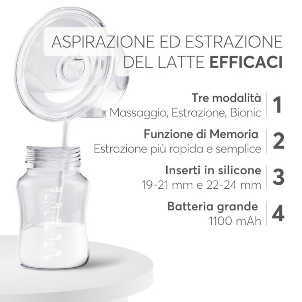 Tiralatte Elettrico Indossabile Noa Kikka Boo Senza Fili