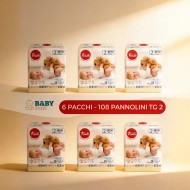 Multipak pannolini Trudi Baby Care 6 confezioni misure assortite