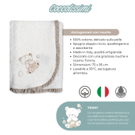 Corredino Nascita Premium Timmy - Set Completo in Cotone 100% Ricamato