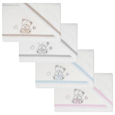 Corredino Nascita Premium Timmy - Set Completo in Cotone 100% Ricamato