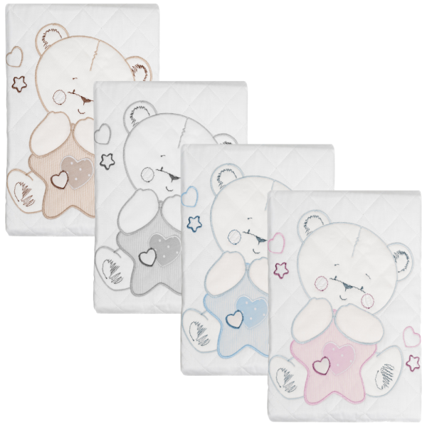 Corredino Nascita Premium Timmy - Set Completo in Cotone 100% Ricamato