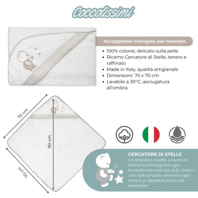Corredino nascita Plus Cercatore di Stelle – Set completo ricamato