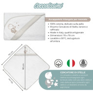 Corredino nascita Plus Cercatore di Stelle – Set completo ricamato