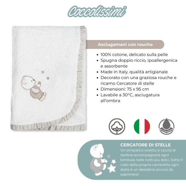 Corredino nascita Plus Cercatore di Stelle – Set completo ricamato