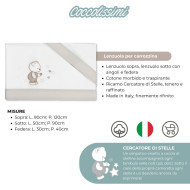 Corredino nascita Plus Cercatore di Stelle – Set completo ricamato