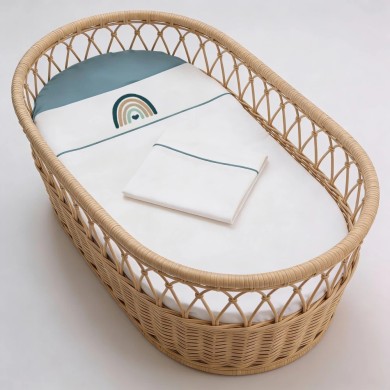 Lenzuola lettino, culla e carrozzina neonato Dreamy Coccolissimi - Set