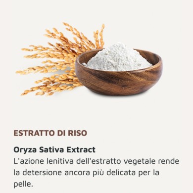 Detergente corpo e capelli talco Fiocchi di Riso 400 ml