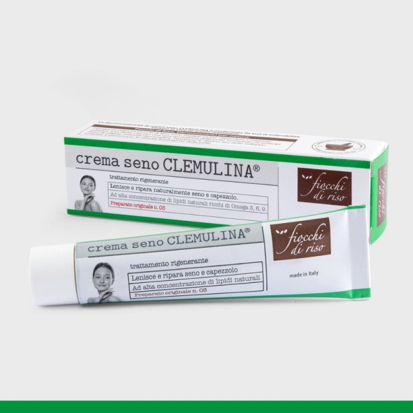 Crema seno Clemulina Fiocchi di Riso 15 ml – Allattamento