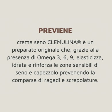 Crema seno Clemulina Fiocchi di Riso 15 ml – Allattamento