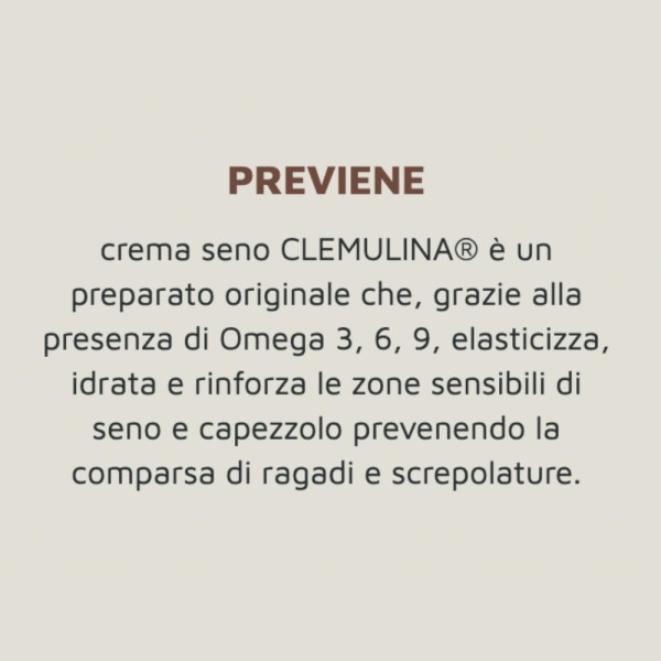 Crema seno Clemulina Fiocchi di Riso 15 ml – Allattamento