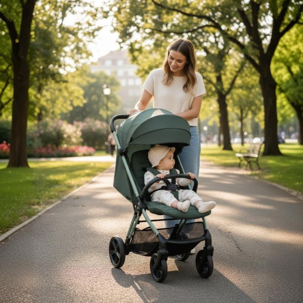 Passeggino Off-Road Air Cam Leggero, Compatto e Off-Road