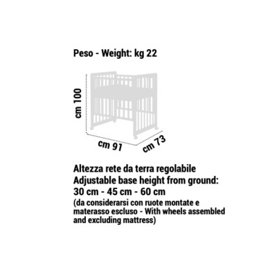 Lettino Evolutivo 8in1 Brevi Forever – Lettino Trasformabile e Sicuro