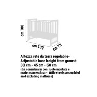 Lettino Evolutivo 8in1 Brevi Forever – Lettino Trasformabile e Sicuro