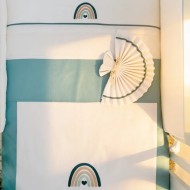 Completo Lettino Neonato Ricamato con Paracolpi – Coccolissimi