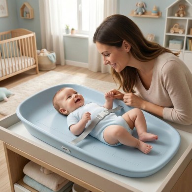 Materassino Fasciatoio in silicone Nuvia Cangaroo 0-12 mesi