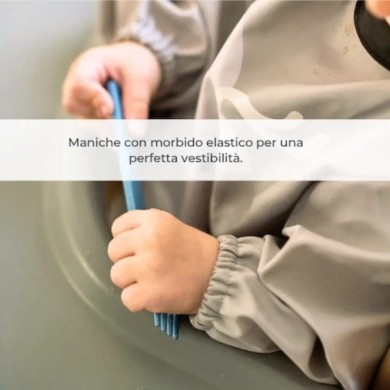 Bavaglino con maniche per pasti e attività Nuvita