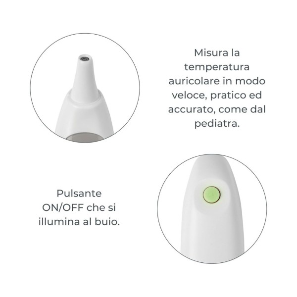 Termometro digitale auricolare Nuvita per bambini 2071