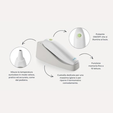 Termometro digitale auricolare Nuvita per bambini 2071