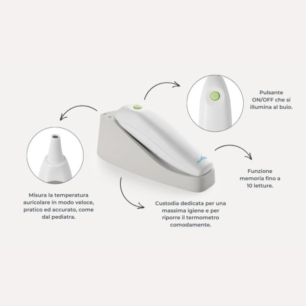 Termometro digitale auricolare Nuvita per bambini 2071