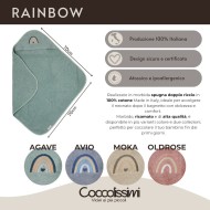 Accappatoio triangolo in spugna Dreamy Coccolissimi – 100% cotone