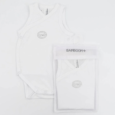 Body bambino canottiera con apertura laterale For Babies Bamboom