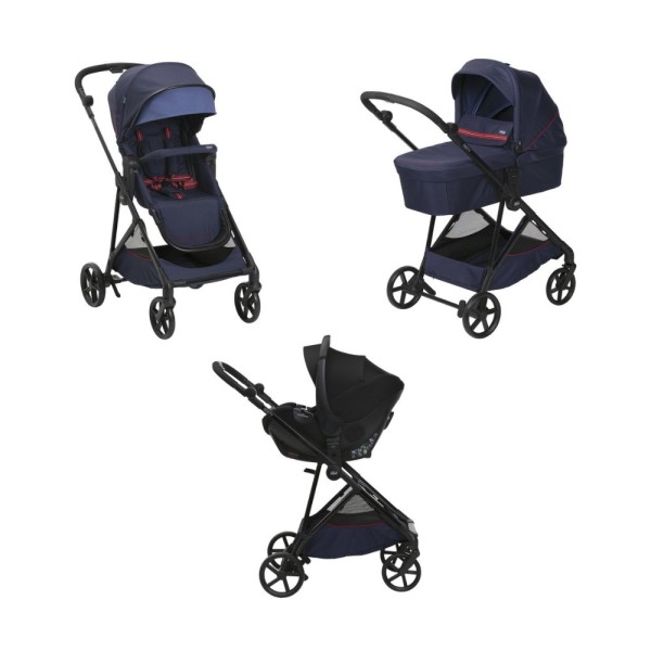 Trio Seety con seggiolino auto Kory Essential I-Size Chicco