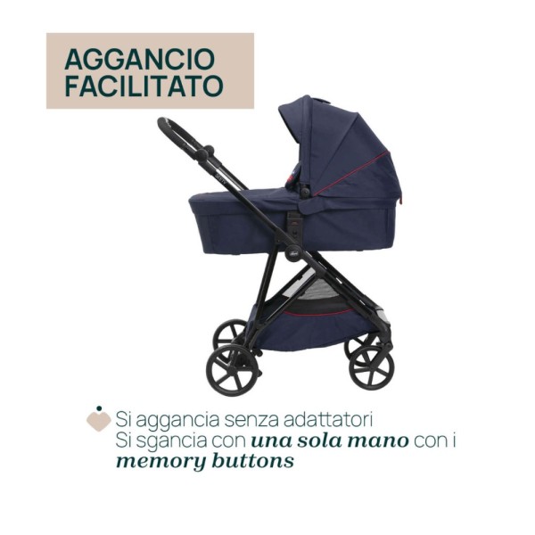 Trio Seety con seggiolino auto Kory Essential I-Size Chicco