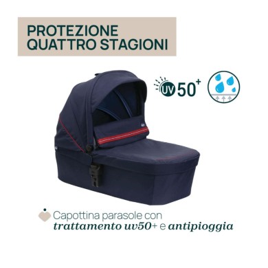 Trio Seety con seggiolino auto Kory Essential I-Size Chicco