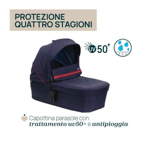 Trio Seety con seggiolino auto Kory Essential I-Size Chicco
