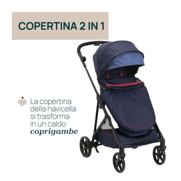 Trio Seety con seggiolino auto Kory Essential I-Size Chicco