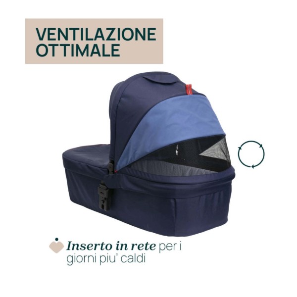 Trio Seety con seggiolino auto Kory Essential I-Size Chicco