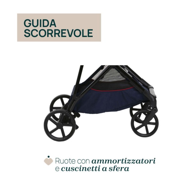Trio Seety con seggiolino auto Kory Essential I-Size Chicco