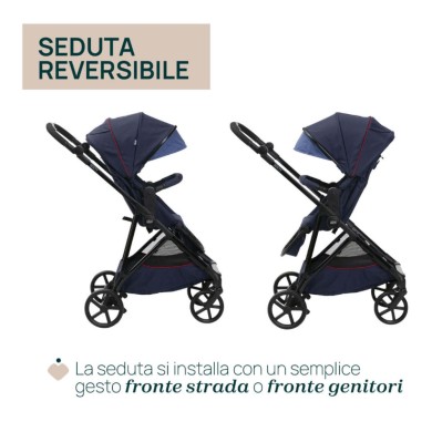 Trio Seety con seggiolino auto Kory Essential I-Size Chicco
