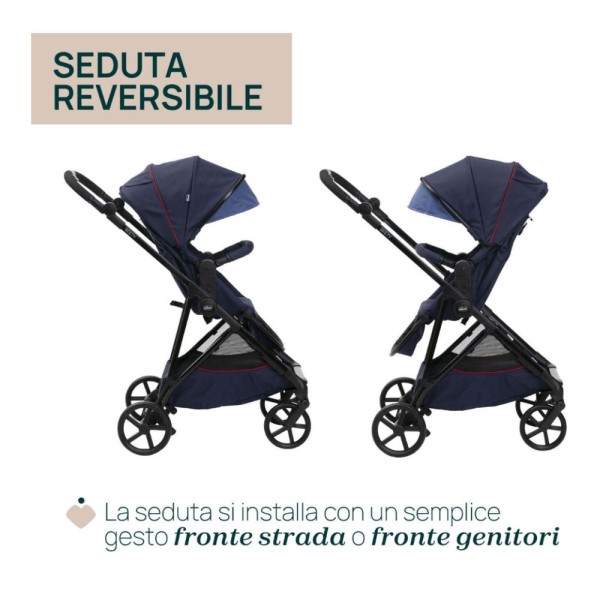 Trio Seety con seggiolino auto Kory Essential I-Size Chicco