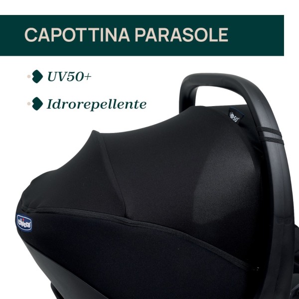 Trio Seety con seggiolino auto Kory Essential I-Size Chicco