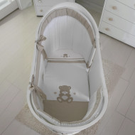 Paracolpi + Piumino sfoderabile + Set lenzuola 3pz per Lettino Ovale